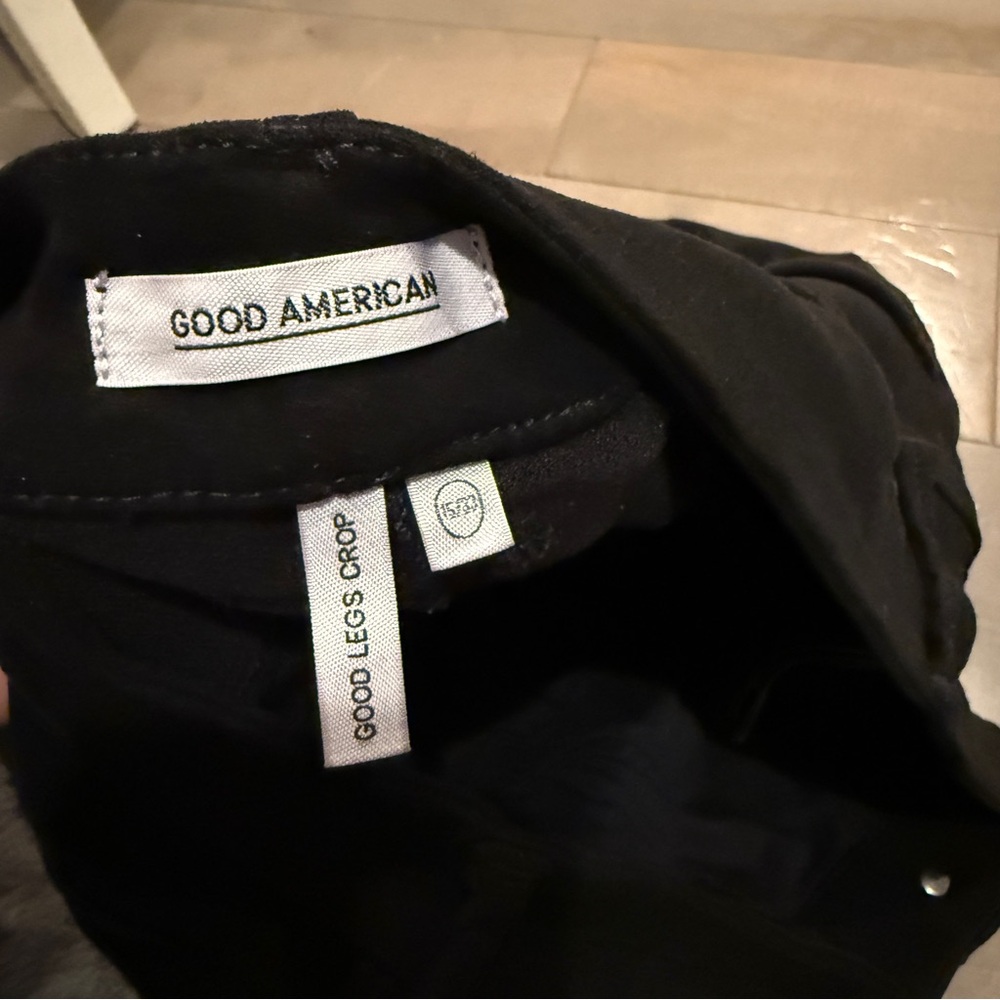 Good American Black Suede Pants - Picture 4 of 7
